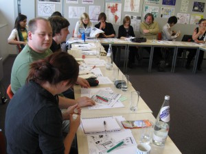 Participants in Counter-Mapping the University workshop at Queen Mary University, London