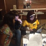 Youth organizers from NC Heat learn to use Indiemapper software during a school-to-prison pipeline mapping workshop.